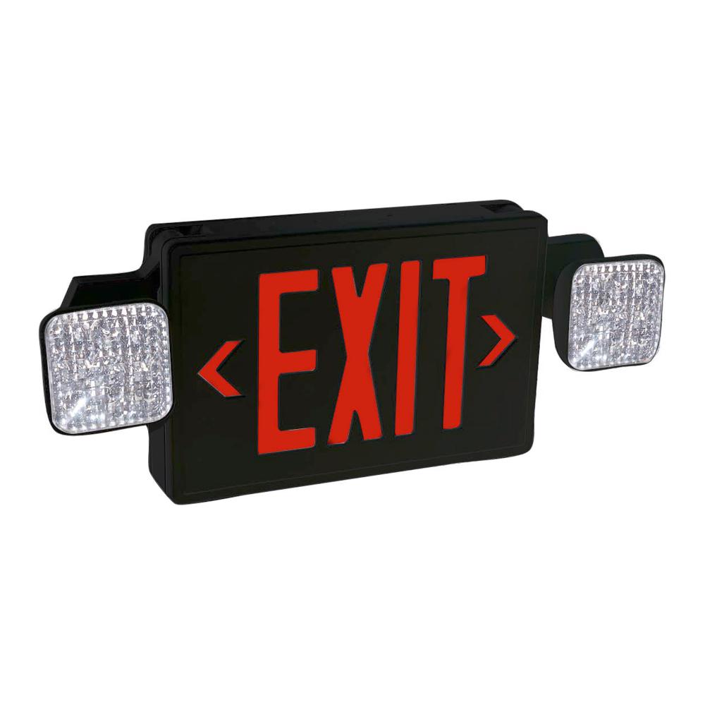 LED EXIT & EMERGENCY COMBO W/R