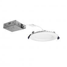  NCSC-R4W2TWMPW - 4" Contractor Series Can-less LED Wafer Downlight with Regressed Baffle, Selectable CCT, Matte