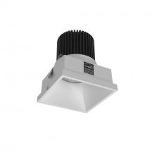  NIO-4STLNDCCDXMPW - 4" Iolite LED Square Trimless Downlight, 800lm / 14W, Comfort Dim, Matte Powder White Finish