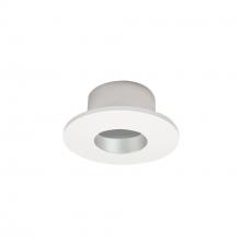 Nora NIOC-1RNGHW - 1" Iolite Can-less Round Downlight Trim, Haze Reflector / White Flange