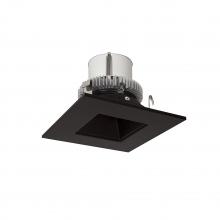 Nora NLCBC2-45630BB/A - 4" Cobalt Click Square Retrofit Reflector with Square Aperture, 750lm / 10W, 3000K, Black