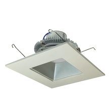  NLCBC2-65627HZW/10LE4EM - 6" Cobalt Click Square Retrofit Reflector with Square Aperture, 1000lm / 12W, 2700K, Haze