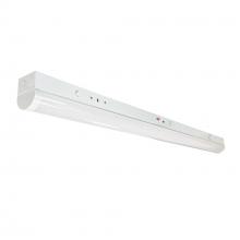  NLSTR-4L1334W/EM - 48" LED Tunable Strip Light, 3300lm / 24W, Selectable CCT (30/35/40K), White finish, 120-277V