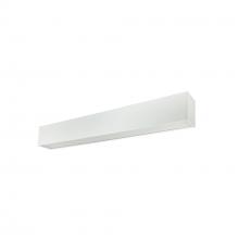 Nora NLUD-2334W - 2' L-Line LED Indirect/Direct Linear, 3710lm / Selectable CCT, White Finish