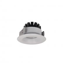 Nora NRM3-42L330FWW - 4" Marquise III Round Baffle, 2000lm, 3000K, Flood Optic, White Baffle/White Flange