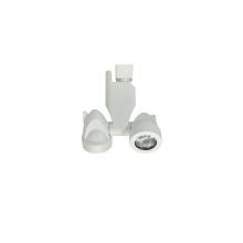  NTLE-8265W - Vertical Versa Track Head, Dual Head, LV, LED Lamp Compatible, White