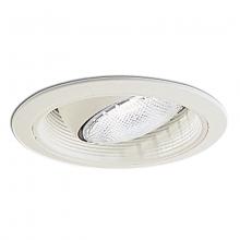 Nora NTM-49 - 6" Stepped Baffle w/ Regressed Eyeball, White