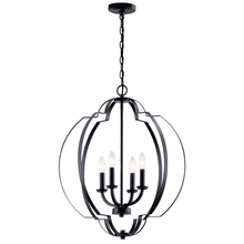  42138BK - Large Foyer Pendant 4Lt