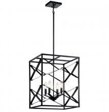  52141BK - Sevan™ 4 Light Foyer Pendant Black