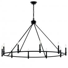  52707BK - Chandelier 10Lt