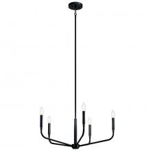  52717BK - Chandelier 5Lt