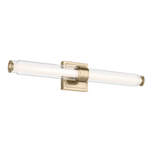 Kichler 55238CPZLED - Laurene 26.5" Linear Bath Bar Medium LED with Clear Glass in Champagne Bronze