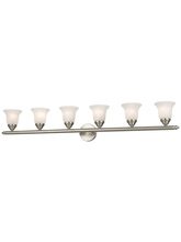  1066-91 - 6 Light Brushed Nickel Bath Light