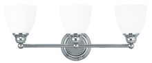  13663-05 - 3 Light Polished Chrome Bath Light