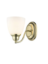  13671-02 - 1 Light Polished Brass Wall Sconce