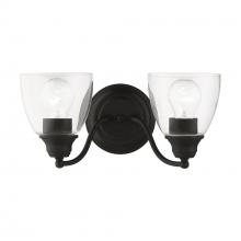  15132-04 - 2 Light Black Vanity Sconce