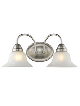 Livex Lighting 1532-91 - 2 Light Brushed Nickel Bath Light