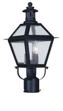  2042-07 - 2 Light Bronze Outdoor Post Lantern