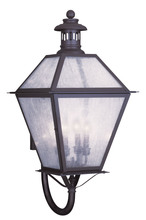  2050-07 - 4 Light Bronze Outdoor Wall Lantern