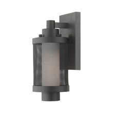  20681-14 - 1 Lt Textured Black Wall Lantern