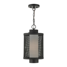  20687-14 - 1 Lt Textured Black Pendant