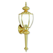  2112-02 - 1 Light PB Outdoor Wall Lantern