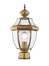  2153-01 - 1 Light AB Outdoor Post Lantern