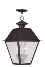  2170-07 - 3 Light Bronze Outdoor Chain Lantern