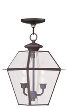  2285-07 - 2 Light Bronze Outdoor Chain Lantern