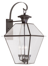  2386-07 - 4 Light Bronze Outdoor Wall Lantern