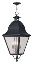  2547-04 - 4 Light Black Outdoor Chain Lantern