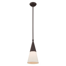  40716-07 - 1 Lt Bronze Mini Pendant