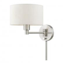  40940-91 - 1 Light Brushed Nickel Swing Arm Wall Lamp