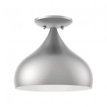  40980-91 - 1 Light Brushed Nickel Semi-Flush Mount