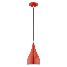  41171-72 - 1 Lt Shiny Red Mini Pendant