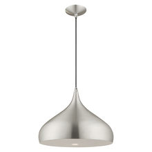  41174-66 - 1 Lt Brushed Aluminum Mini Pendant