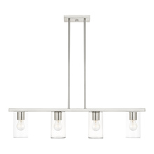  45474-91 - 4 Lt Brushed Nickel Chandelier