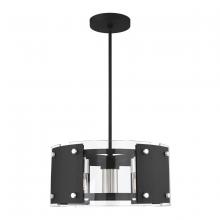  45994-04 - 6 Lt Black Pendant Chandelier