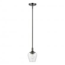 Livex Lighting 46721-46 - 1 Light Black Chrome Single Pendant