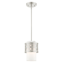  49861-91 - 1 Lt Brushed Nickel Mini Pendant