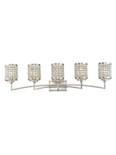  50565-91 - 5 Light Brushed Nickel Bath Light