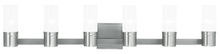  50685-91 - 6 Light Brushed Nickel Bath Light