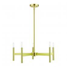  51175-12 - Satin Brass 5-Light Chandelier