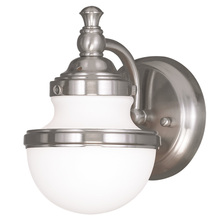  5711-91 - 1 Light BN Bath Light/Wall Sconce