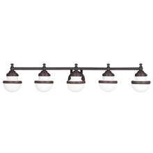  5715-67 - 5 Light Olde Bronze Bath Light