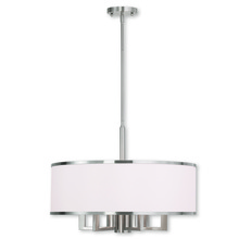  62616-91 - 7 Light Brushed Nickel Chandelier