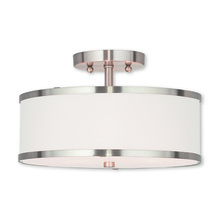  62627-91 - 2 Light Brushed Nickel Ceiling Mount