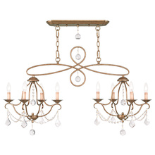 Livex Lighting 6437-48 - 8 Light AGL Island/Chandelier