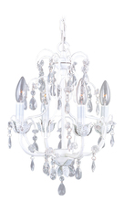  8193-60 - 4 Light Antique White Chandelier