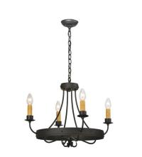  112632 - 25"W Franciscan 4 LT Chandelier